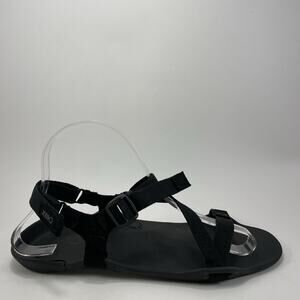 Xero Shoes Z-Trail EV Strappy Sandals Womens Size 8 Black Minimal Barefoot